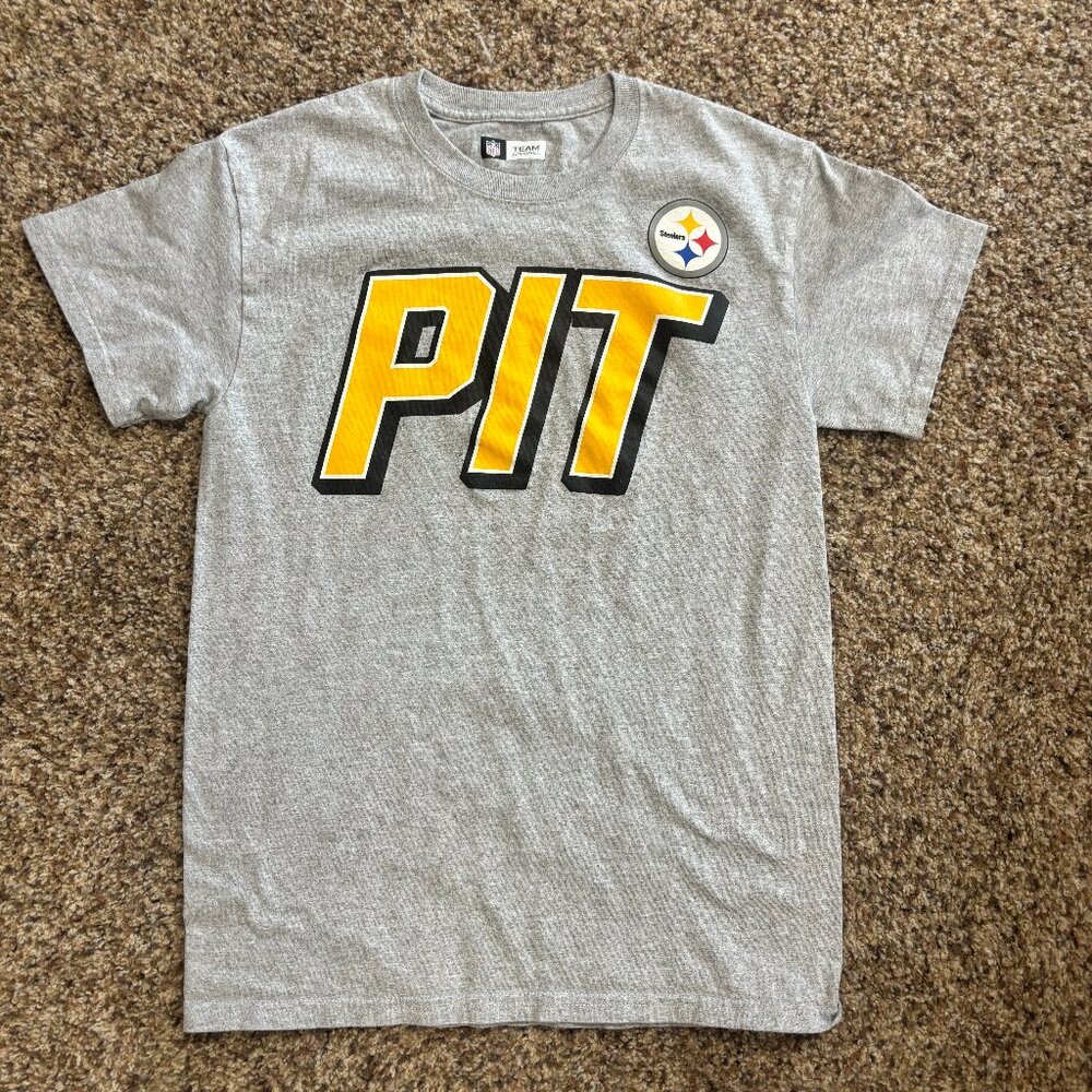 Pittsburgh Steelers T-Shirt - Preowned - Men's Size S - 1937